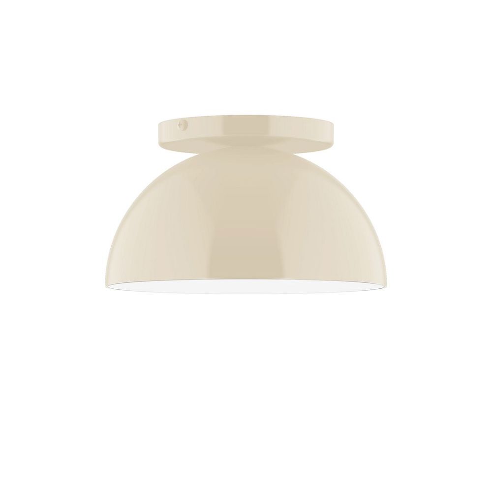 Montclair Lightworks FMD431-16 8" Axis Mini Dome Flush Mount Cream Finish